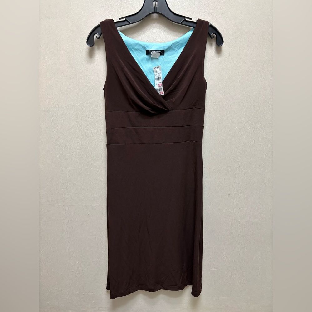 Bmoss brown stretch dress